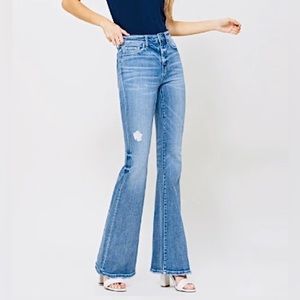 Flying Monkey high rise flare denim jeans